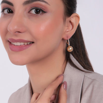 Dewdrop | Golden Luxe South Sea Pearl Earrings