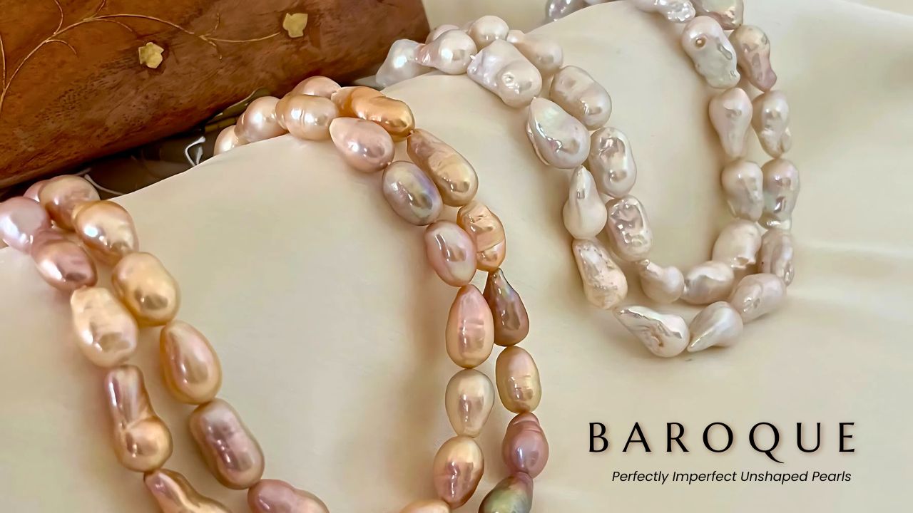 The Unshaped Baroque Real Pearl - CherishBox
