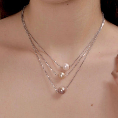 The Trio: 3-layer 3 Pearl Beaded Necklace - CherishBox