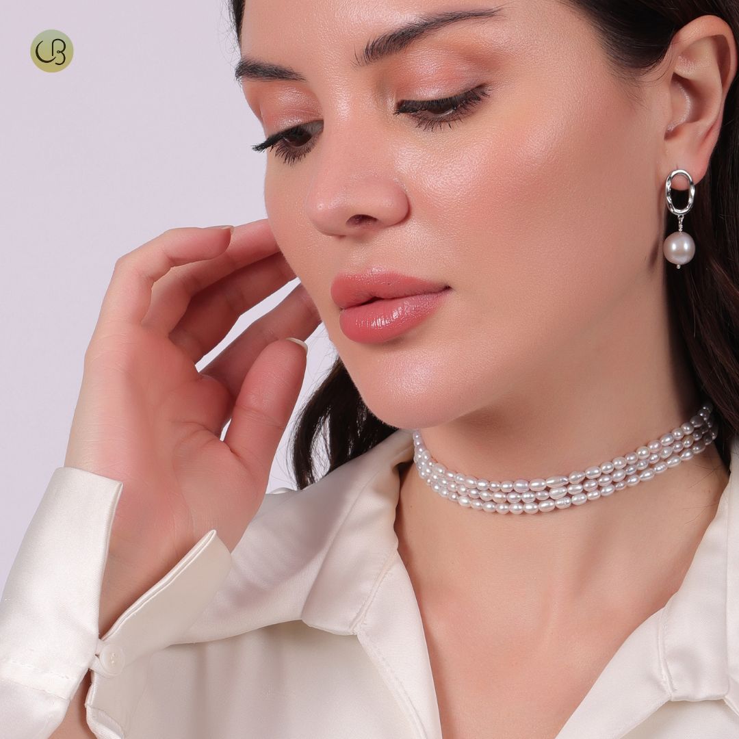 Three Layered Pearl Choker - CherishBox