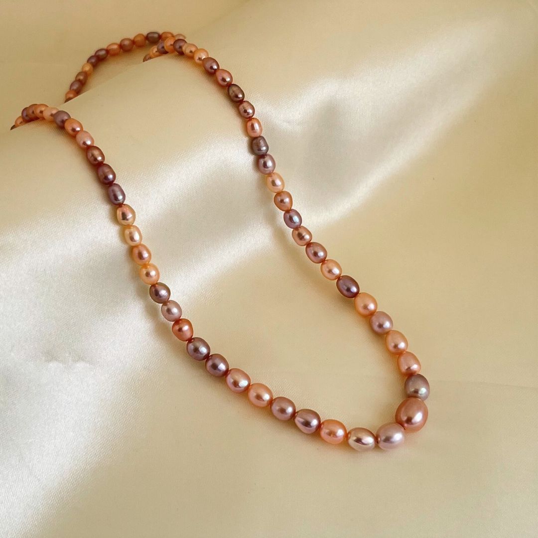 Peach Pearl Chain - CherishBox