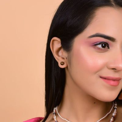 Brown Pearl Stud - CherishBox