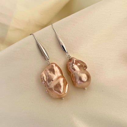 Golden Pearl Earrings - CherishBox