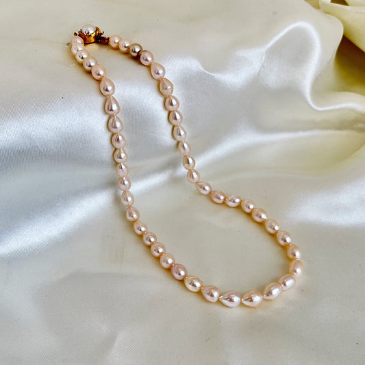 Peach Drop Pearl Necklace - CherishBox