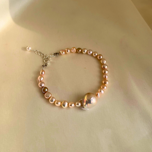 Baroque Tumble Pearl Bracelet - CherishBox