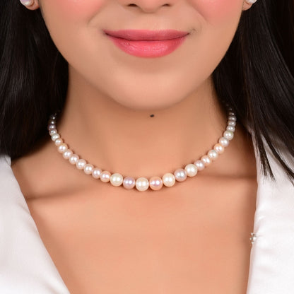 Office Wear Light Weight Pearl Necklace - CherishBox