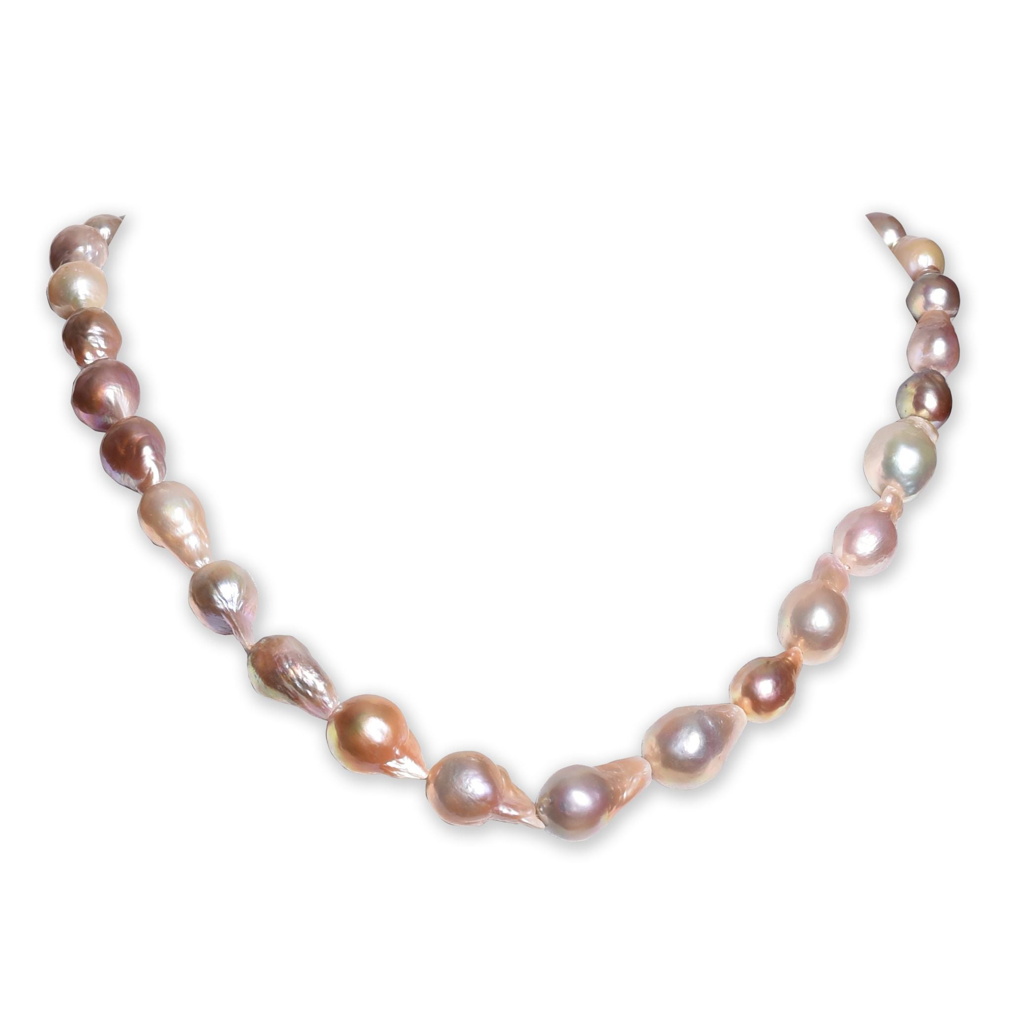 22k Pearl Necklace Set JGS-2203-05872 – Jewelegance