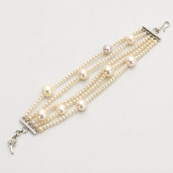 Élan Pearl Convertible 5-Layer Choker & Bracelet