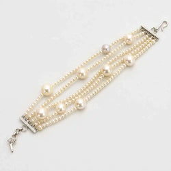 Élan Pearl Convertible 5-Layer Choker & Bracelet