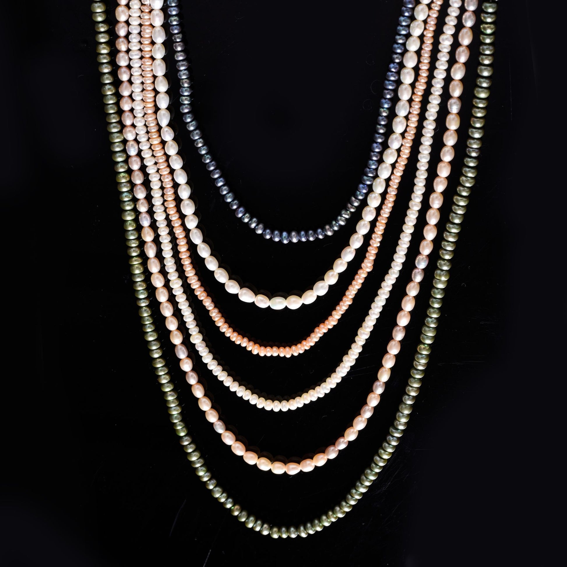 Long Layered Pearl Necklace - CherishBox