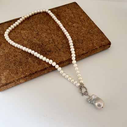 Baroque Pearl Pendant Necklace - CherishBox 