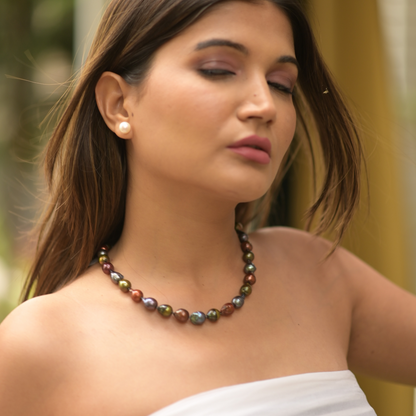 Multicolor baroque pearl necklace - CherishBox