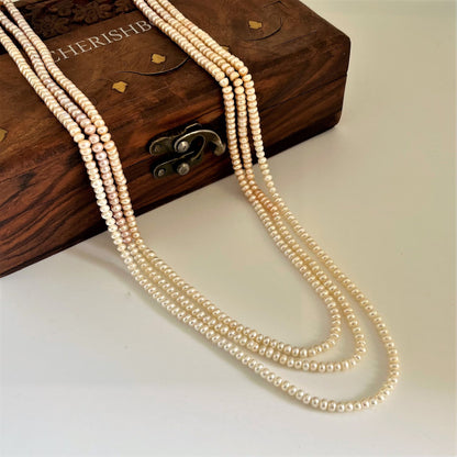 Three Layer Pearl Necklace - CherishBox