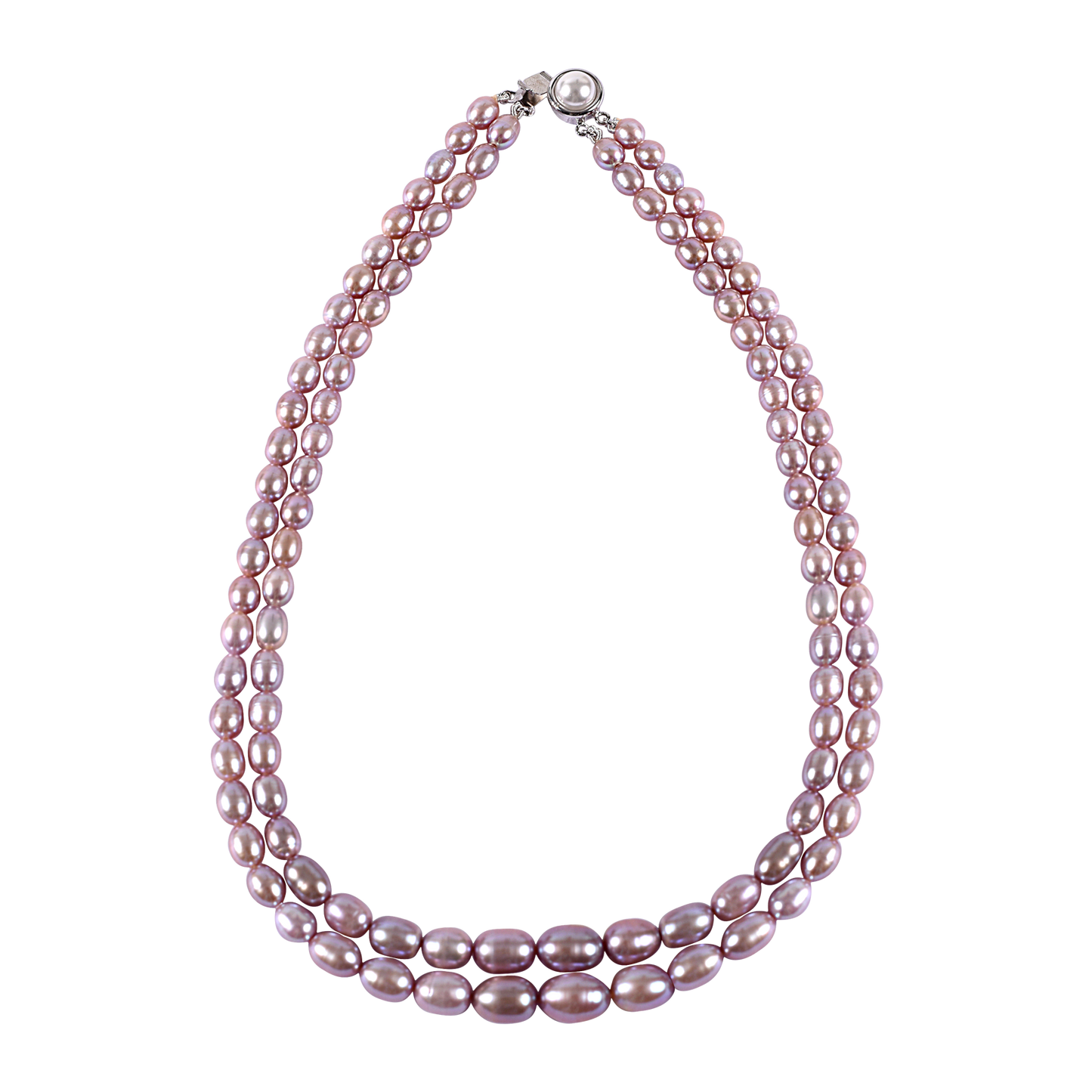 Two layer Pink Pearl Necklace - CherishBox