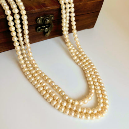 Golden Pearl Necklace - CherishBox