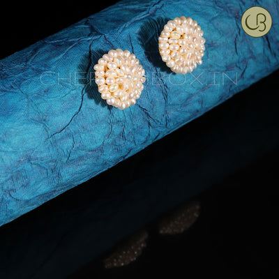 Contemporary Pearl Earring - CherishBox  