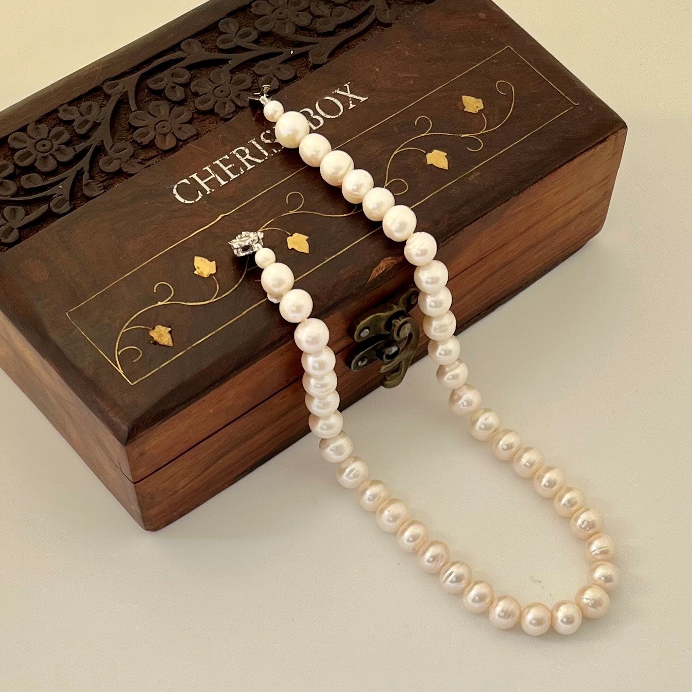 White Pearl Necklace - CherishBox