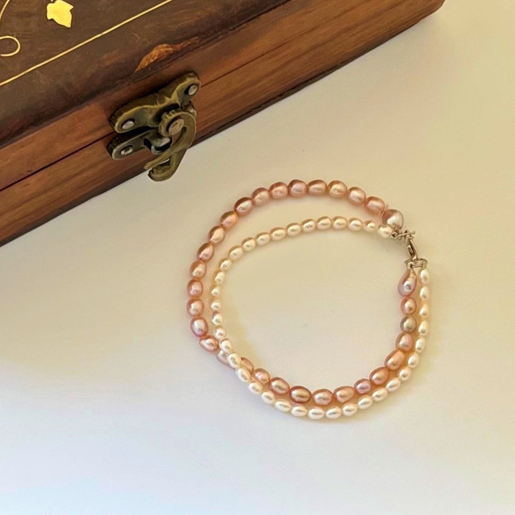 Two layer pearl bracelet - CherishBox