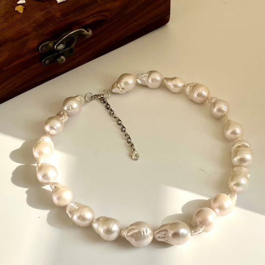 Wit Freshwater Baroque Pearl Necklace - CherishBox