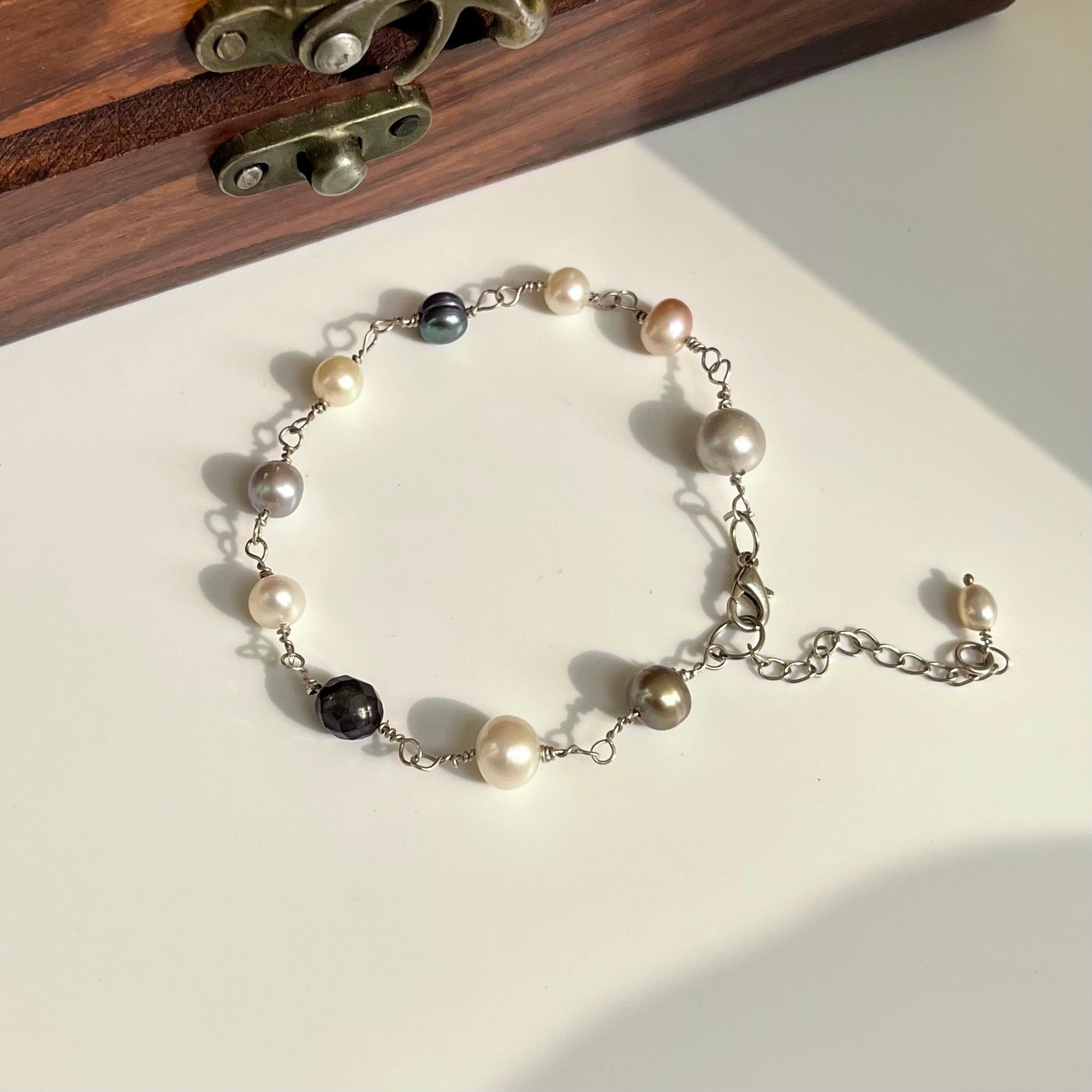 Beaded Pearl Bracelet - CherishBox
