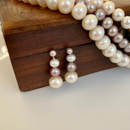 Three Pearl Drop Earrings - CherishBox