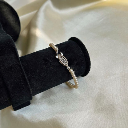 Tiny Pearl Bracelet with Beautiful Clasp - CherishBox